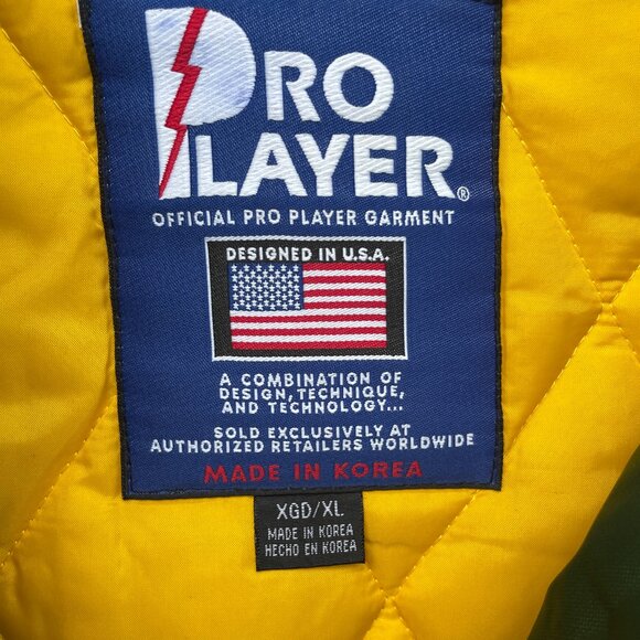 Vintage Green Bay Packers Pro Player Jacket Insulated NFL Retro Men’s XL - Picture 6 of 10